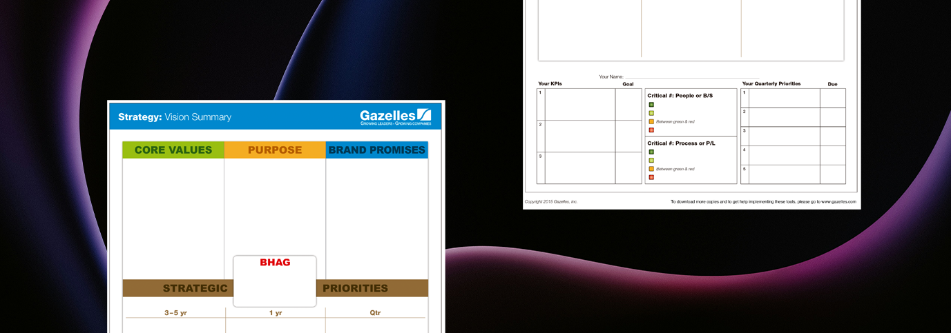 18-One page vision summary